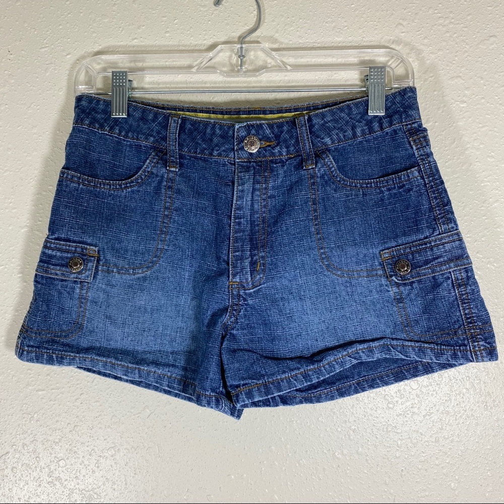 Arizona Jean Shorts 10.5 Plus size girls denim shorts pockets Barbiecore shorts - Picture 1 of 5